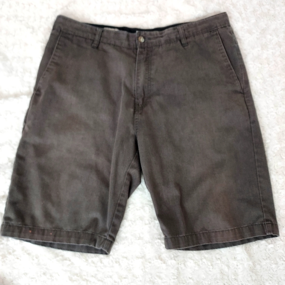 Volcom True To This Brown Chino shorts waist 36 Outdoor Casual Workwear